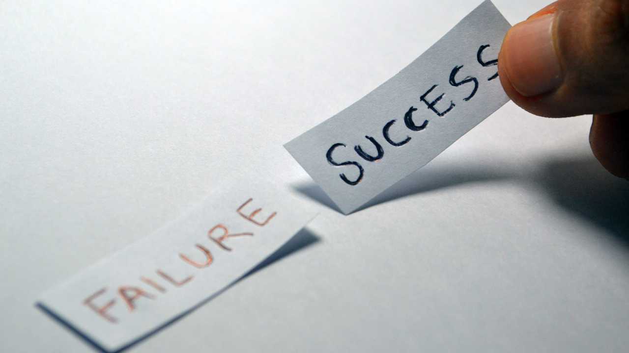 the difference between failure and success can be very small