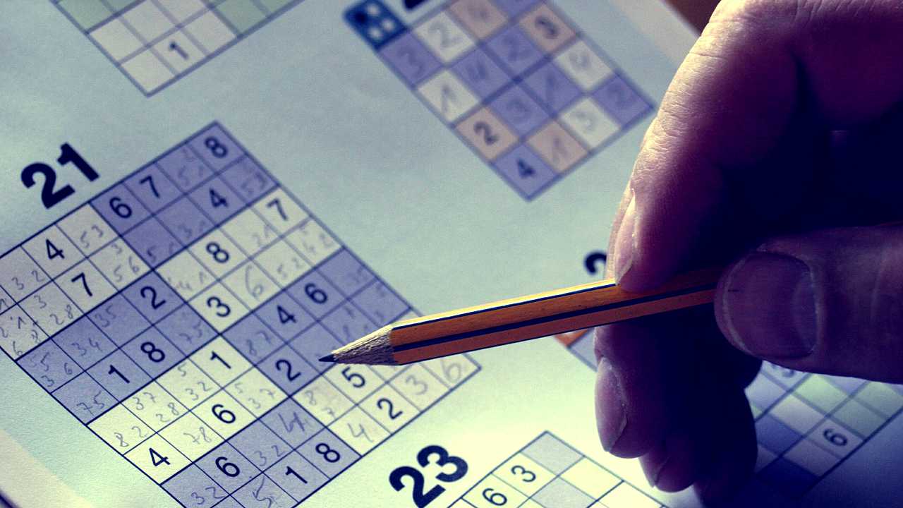 keep your mind active by completing puzzles such as crosswords and sodoku